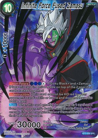 Infinite Force Fused Zamasu (SPR) (BT2-058) [Union Force] | Total Play
