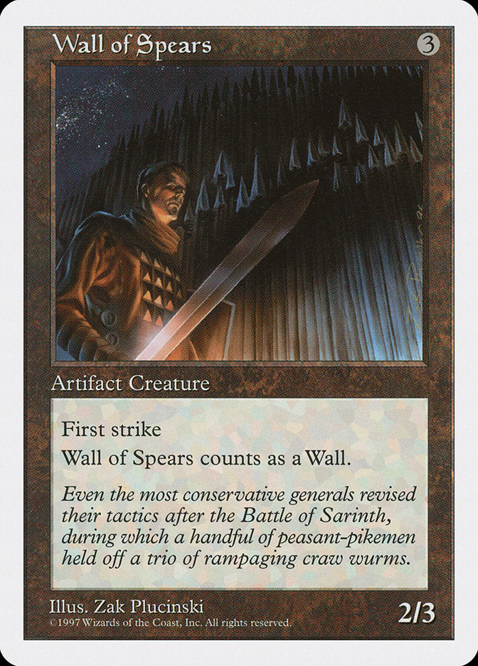 Wall of Spears [Fifth Edition] | Total Play