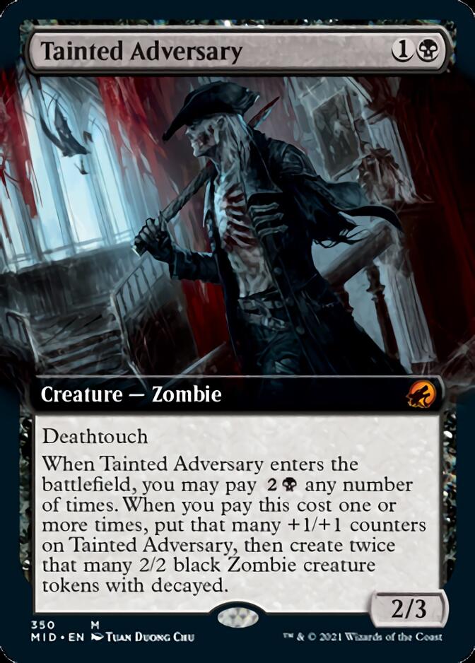 Tainted Adversary (Extended Art) [Innistrad: Midnight Hunt] | Total Play