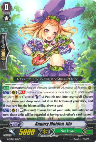 Augury Maiden, Ida (G-TD12/013EN) [Flower Princess of Abundant Blooming] | Total Play