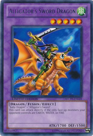 Alligator's Sword Dragon [WCPP-EN019] Rare | Total Play