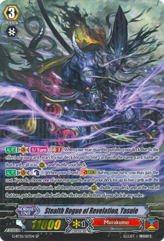 Stealth Rogue of Revelation, Yasuie (G-BT10/S17EN) [Raging Clash of the Blade Fangs] | Total Play