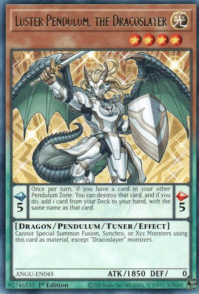 Luster Pendulum, the Dracoslayer (Rare) [ANGU-EN045] Rare | Total Play