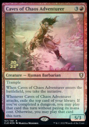 Caves of Chaos Adventurer [Commander Legends: Battle for Baldur's Gate Prerelease Promos] | Total Play