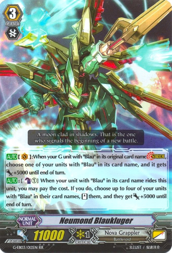 Neumond Blaukluger (G-EB03/012EN) [The GALAXY STAR GATE] | Total Play
