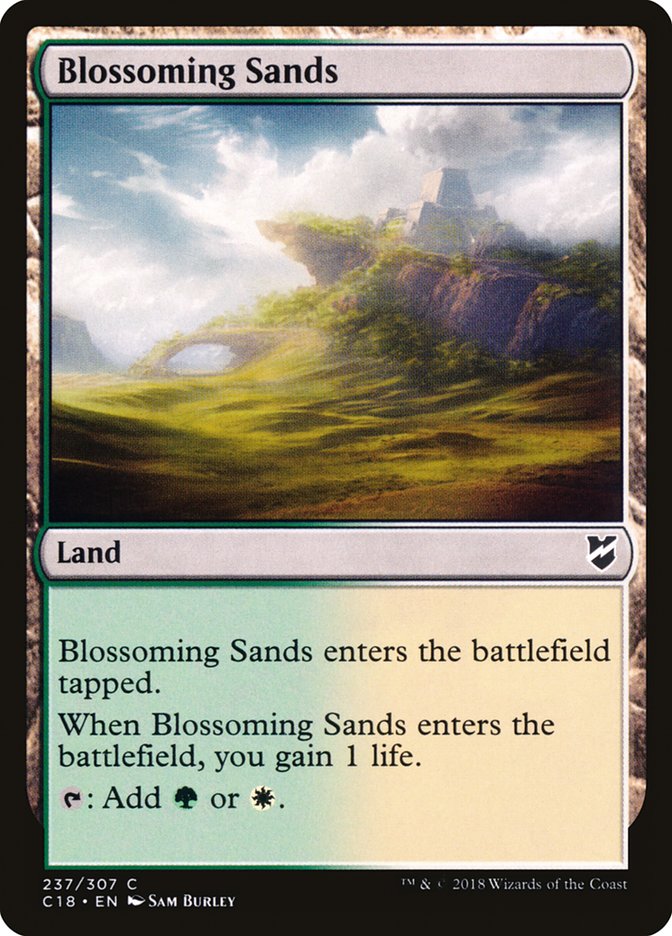 Blossoming Sands [Commander 2018] | Total Play