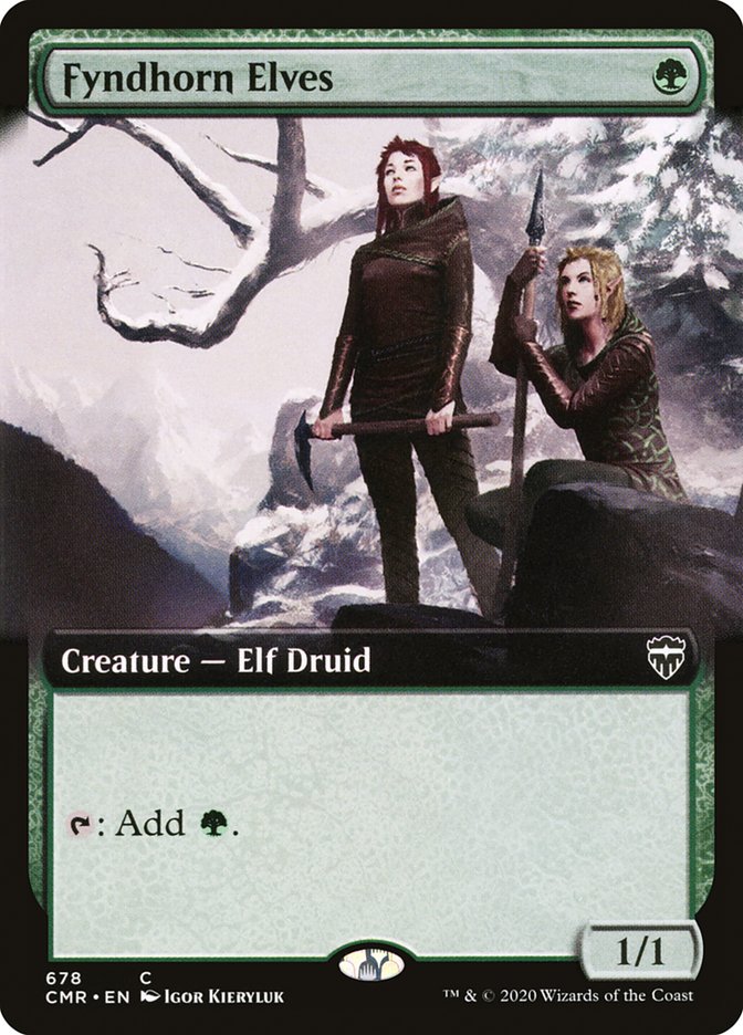 Fyndhorn Elves (Extended Art) [Commander Legends] | Total Play