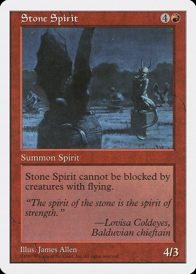 Stone Spirit [Fifth Edition] | Total Play