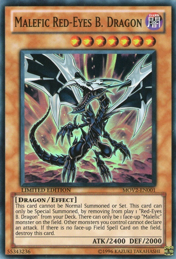 Malefic Red-Eyes B. Dragon [MOV2-EN001] Super Rare | Total Play