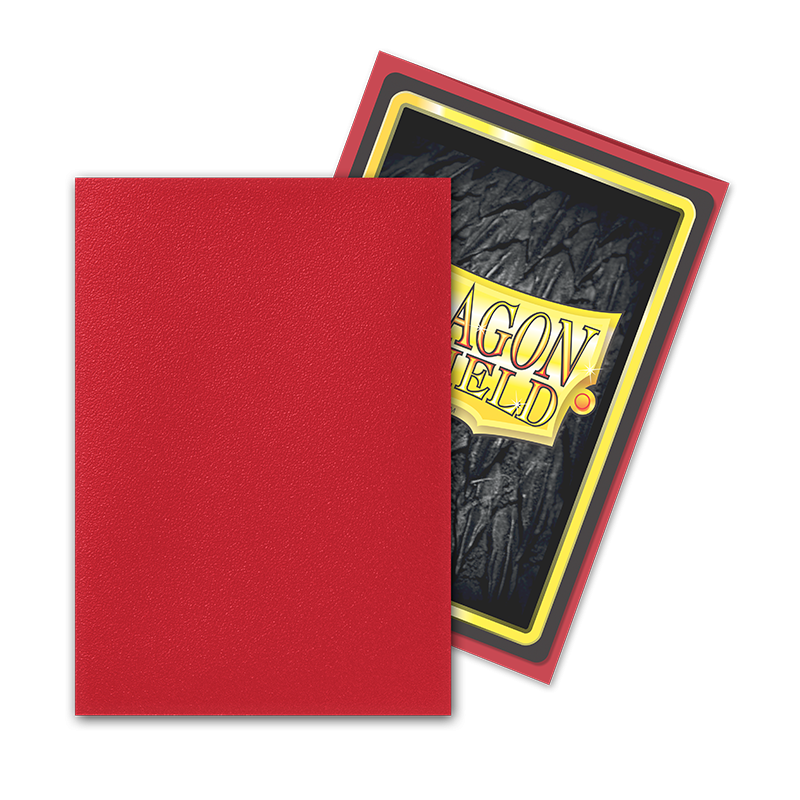 Dragon Shield: Japanese Size 60ct Sleeves - Ruby (Matte) | Total Play