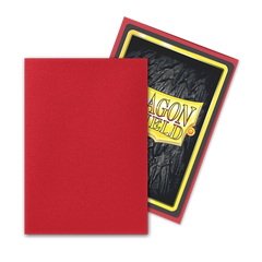 Dragon Shield: Japanese Size 60ct Sleeves - Ruby (Matte) | Total Play