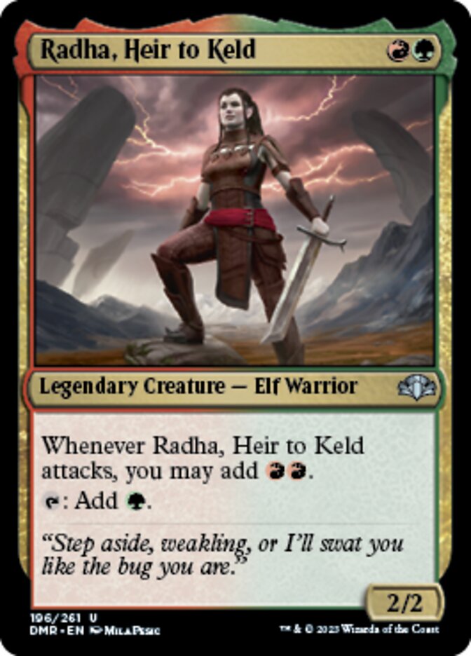 Radha, Heir to Keld [Dominaria Remastered] | Total Play