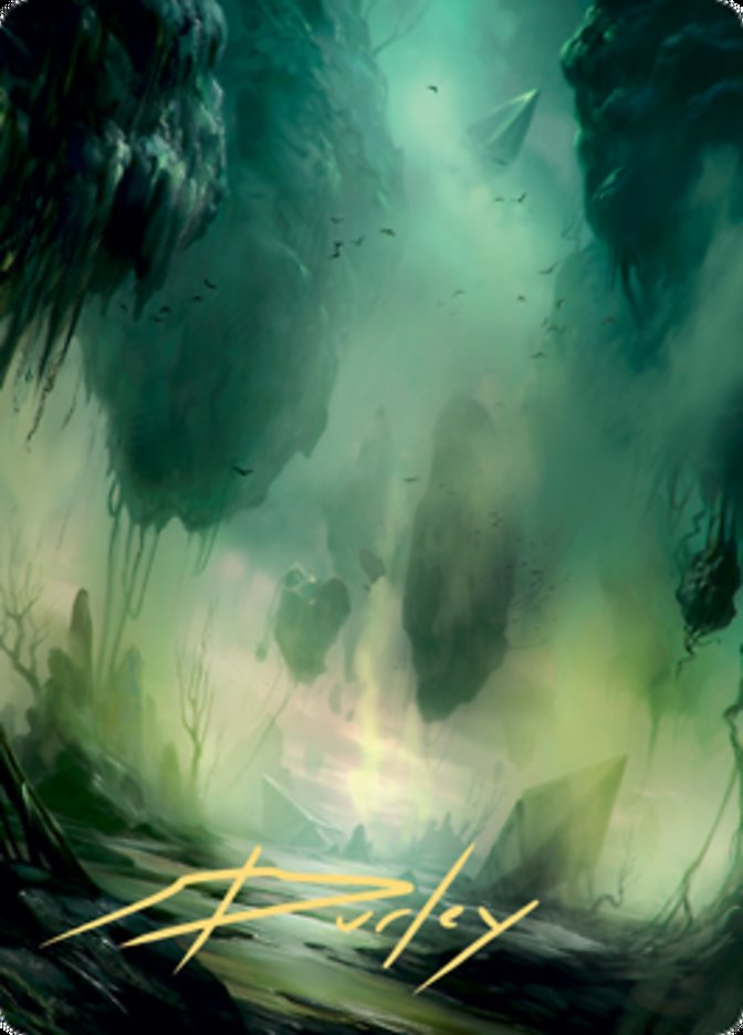 Swamp 1 Art Card (Gold-Stamped Signature) [Zendikar Rising Art Series] | Total Play