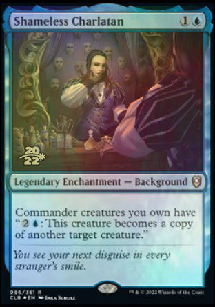 Shameless Charlatan [Commander Legends: Battle for Baldur's Gate Prerelease Promos] | Total Play