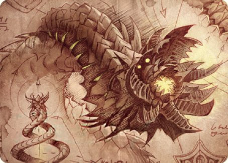 Wurmcoil Engine Art Card [The Brothers' War Art Series] | Total Play