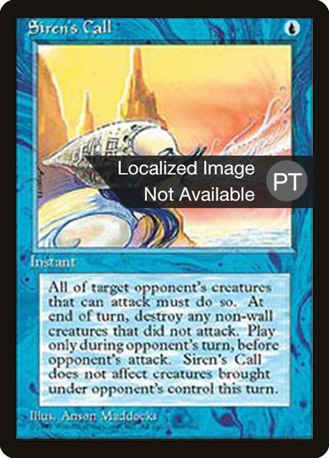 Siren's Call [Fourth Edition (Foreign Black Border)] | Total Play