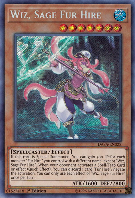 Wiz, Sage Fur Hire [DASA-EN022] Secret Rare | Total Play