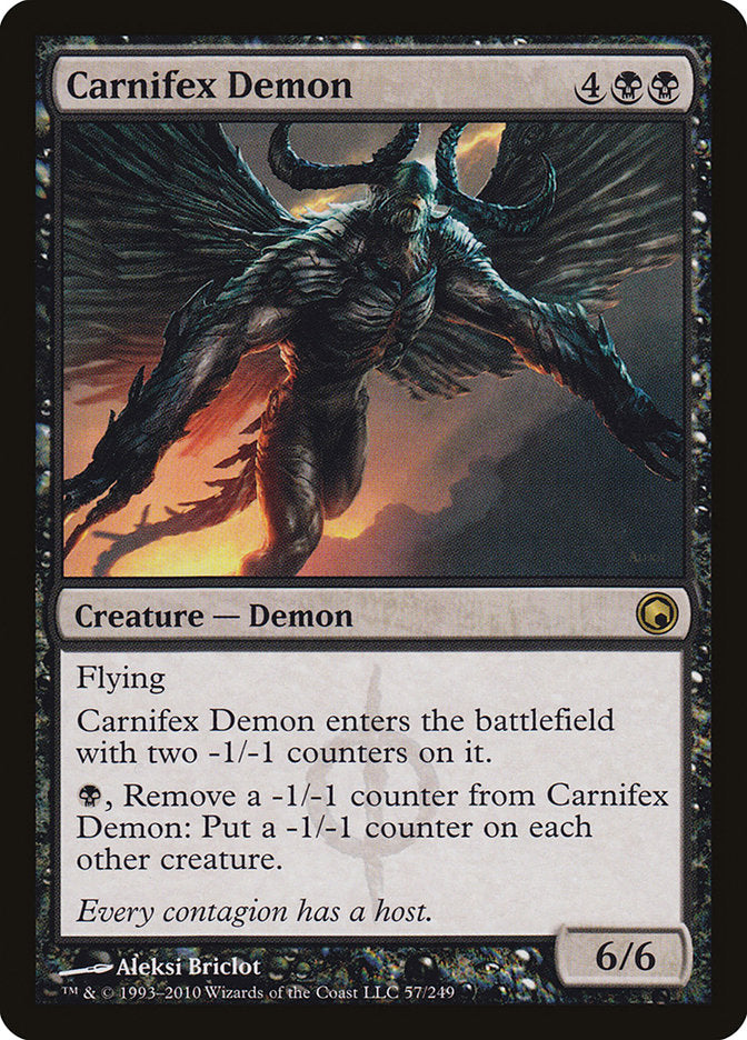 Carnifex Demon [Scars of Mirrodin] | Total Play