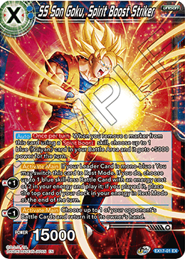 SS Son Goku, Spirit Boost Striker (EX17-01) [Saiyan Booster] | Total Play