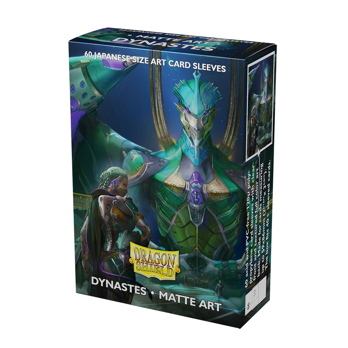 Dragon Shield: Japanese Size 60ct Art Sleeves - Dynastes | Total Play