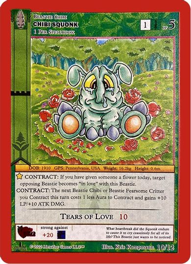 Chibi Squonk [Cryptid Nation: Wilderness Chibi Valentine's Day Mini Set] | Total Play