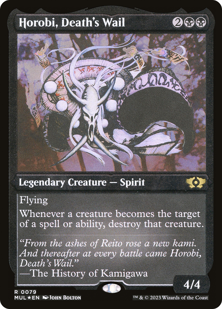 Horobi, Death's Wail (Foil Etched) [Multiverse Legends] | Total Play