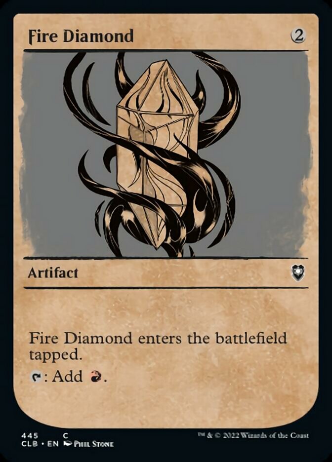 Fire Diamond (Showcase) [Commander Legends: Battle for Baldur's Gate] | Total Play