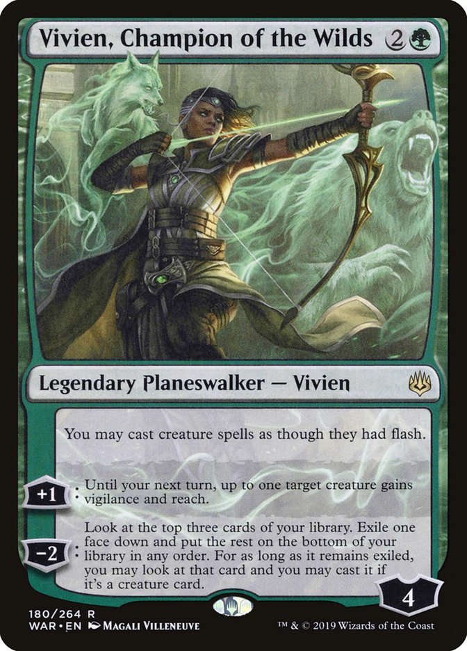 Vivien, Champion of the Wilds [War of the Spark] | Total Play