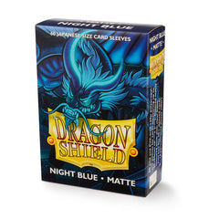 Dragon Shield: Japanese Size 60ct Sleeves - Night Blue (Matte) | Total Play