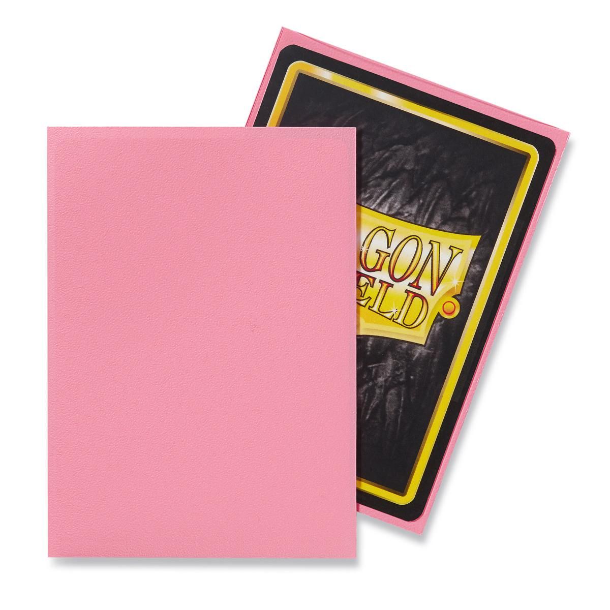 Dragon Shield: Standard 100ct Sleeves - Pink (Matte) | Total Play