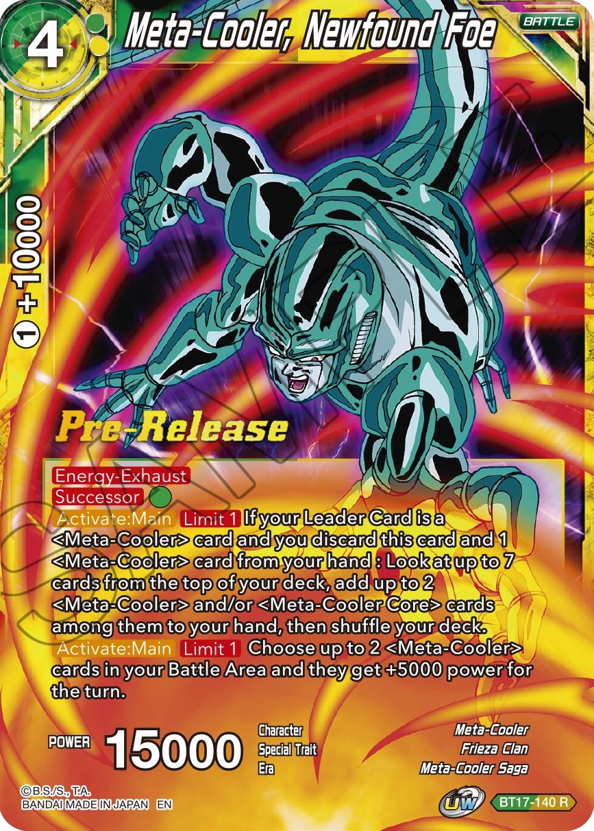 Meta-Cooler, Newfound Foe (BT17-140) [Ultimate Squad Prerelease Promos] | Total Play