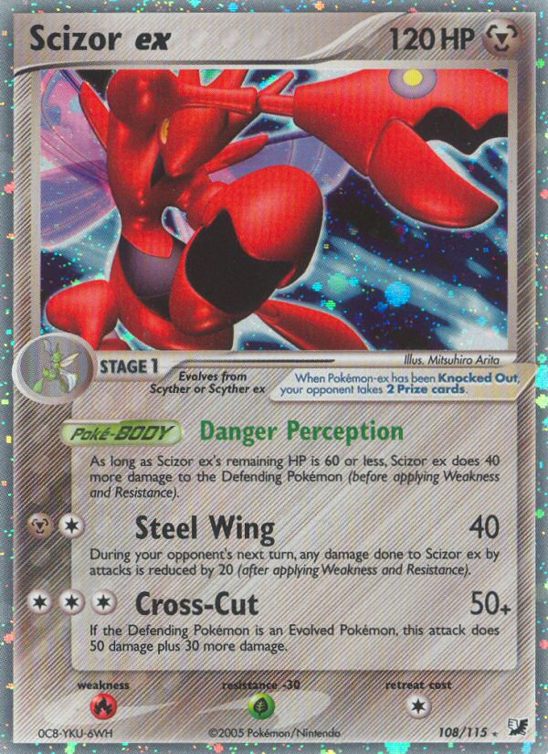 Scizor ex (108/115) [EX: Unseen Forces] | Total Play