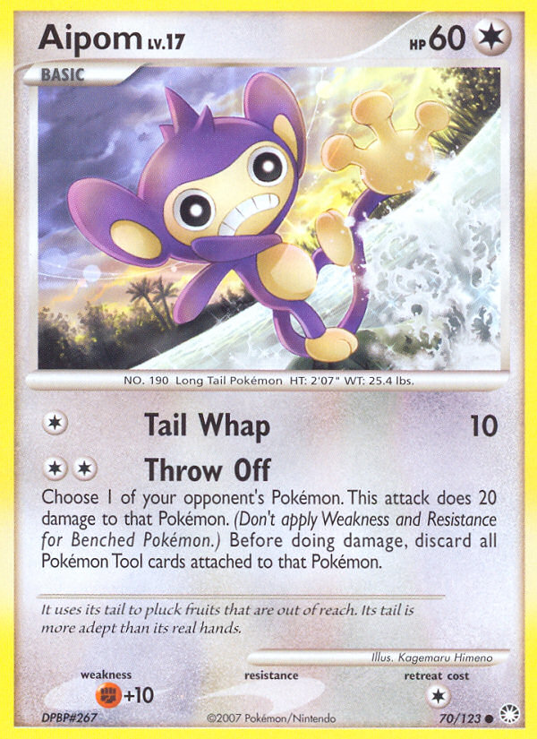 Aipom (70/123) [Diamond & Pearl: Mysterious Treasures] | Total Play