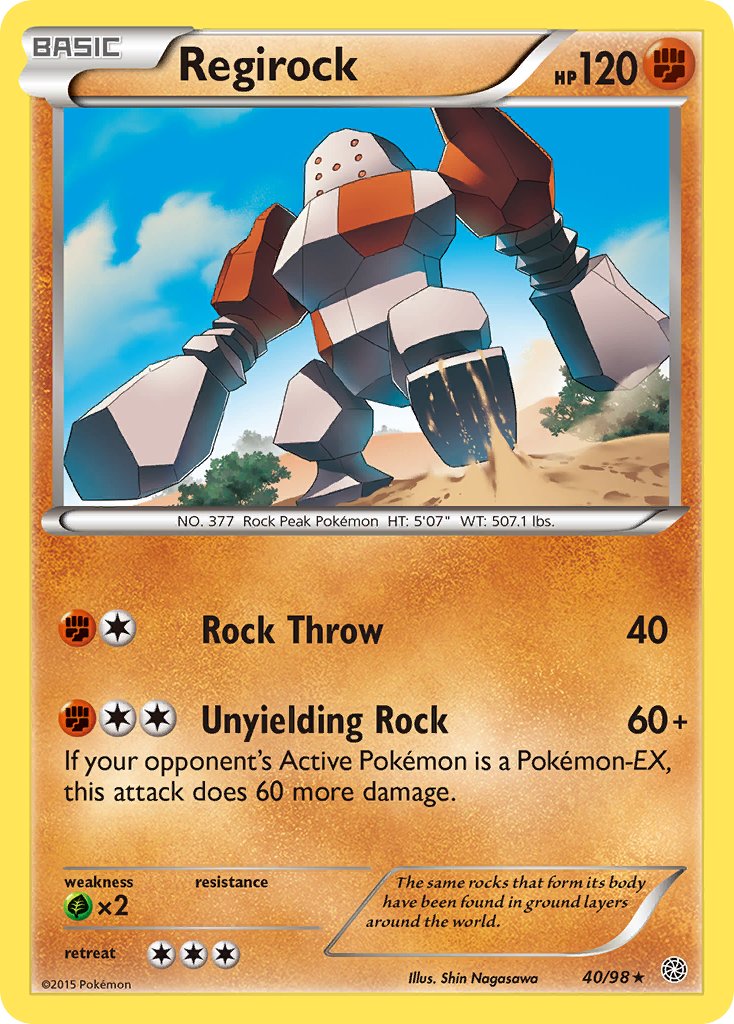 Regirock (40/98) (Theme Deck Exclusive) [XY: Ancient Origins] | Total Play