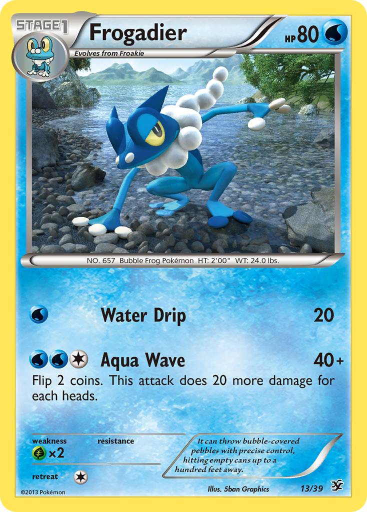 Frogadier (13/39) [XY: Kalos Starter Set] | Total Play