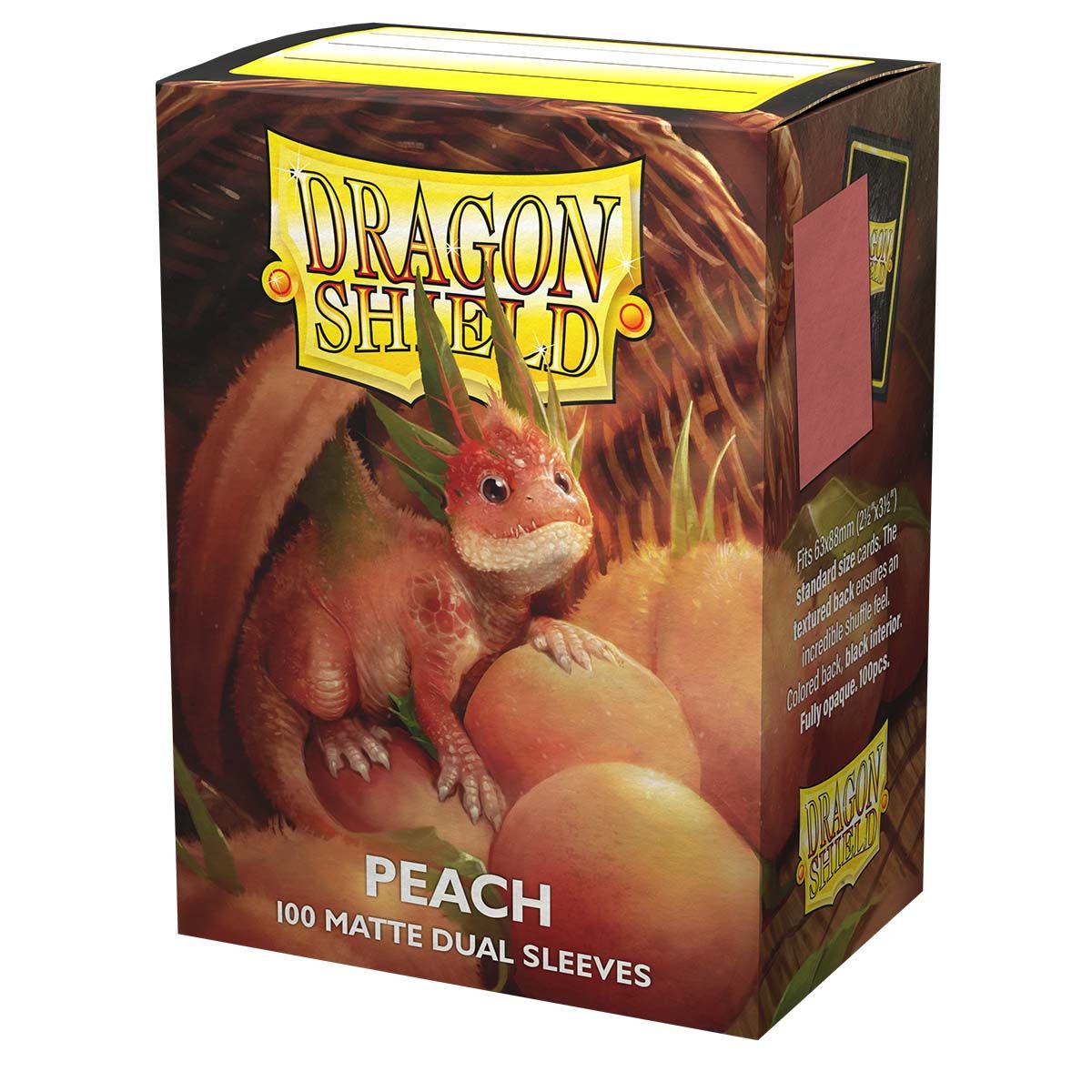 Dragon Shield: Standard 100ct Sleeves - Peach (Dual Matte) | Total Play