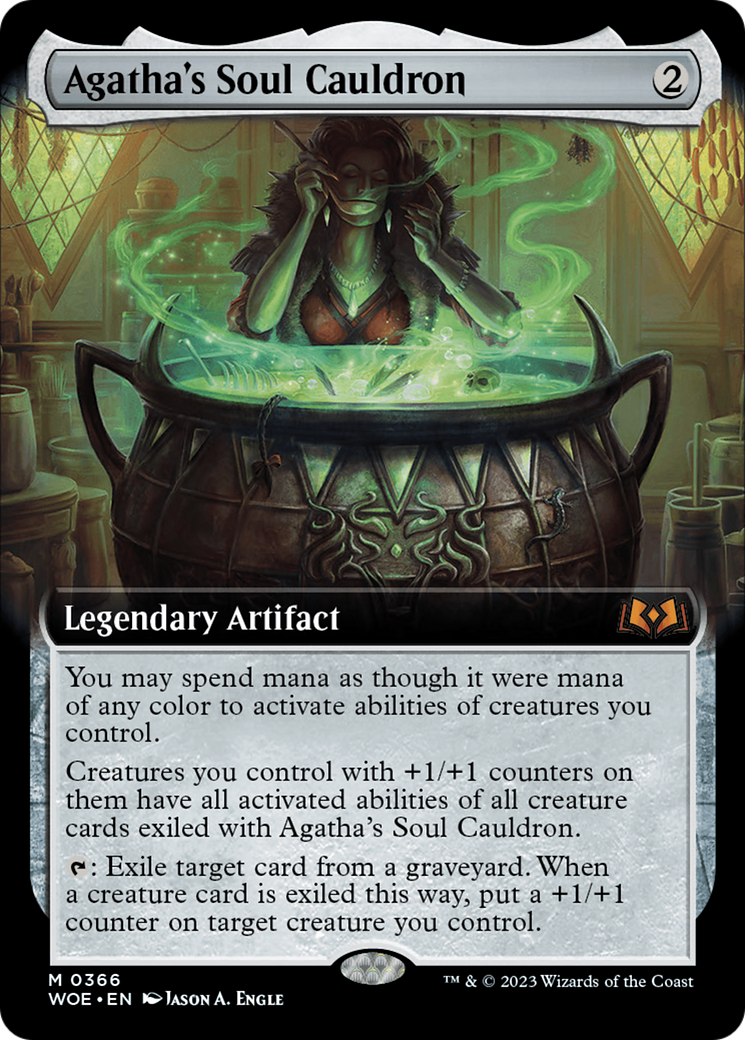 Agatha's Soul Cauldron (Extended Art) [Wilds of Eldraine] | Total Play