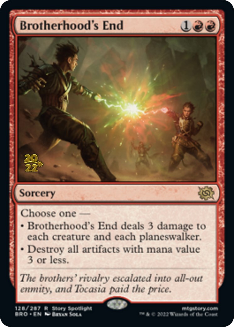 Brotherhood's End [The Brothers' War Prerelease Promos] | Total Play