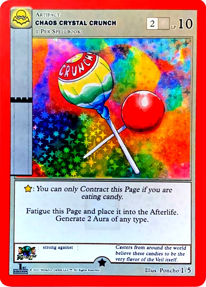 Chaos Crystal Crunch (First Edition) [Holiday Promos 2021] | Total Play