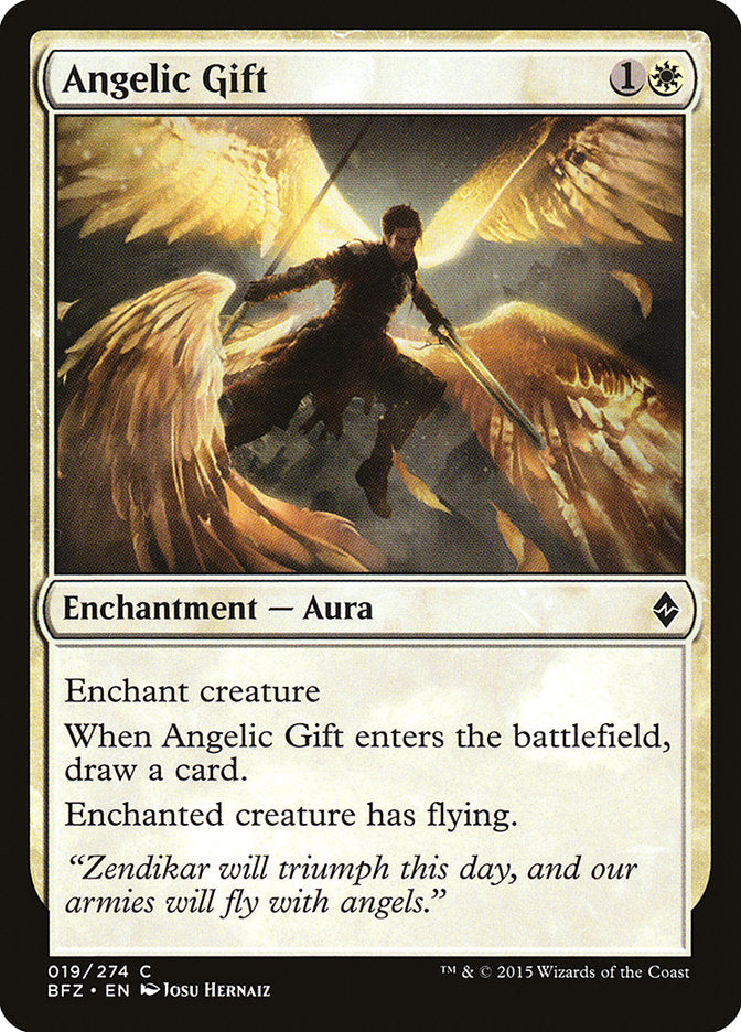 Angelic Gift [Battle for Zendikar] | Total Play