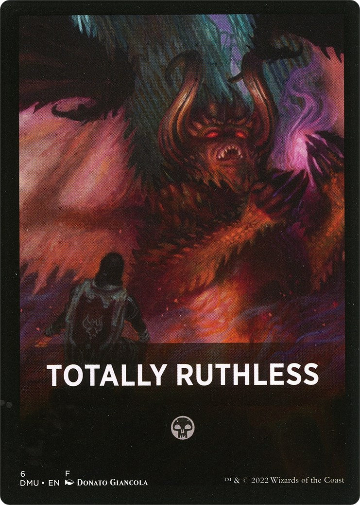 Totally Ruthless Theme Card [Dominaria United Tokens] | Total Play