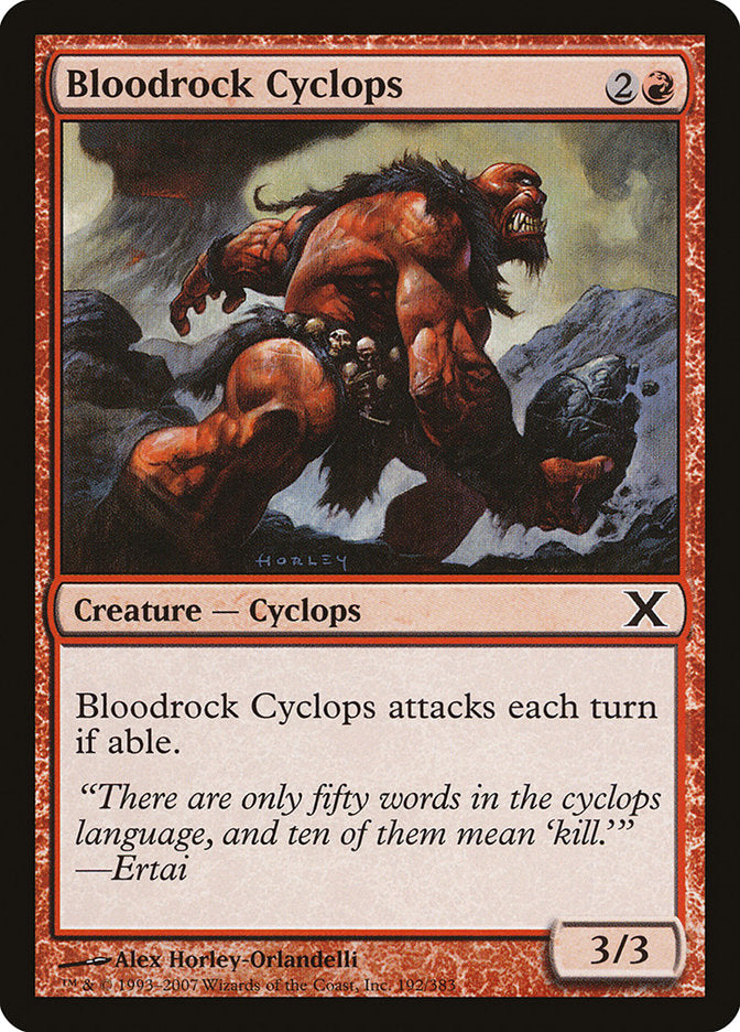 Bloodrock Cyclops [Tenth Edition] | Total Play