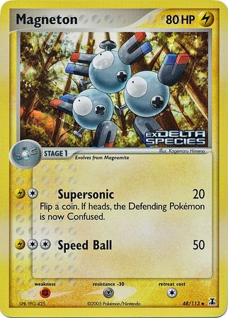 Magneton (48/113) (Stamped) [EX: Delta Species] | Total Play