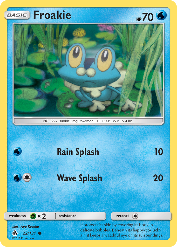 Froakie (22/131) [Sun & Moon: Forbidden Light] | Total Play