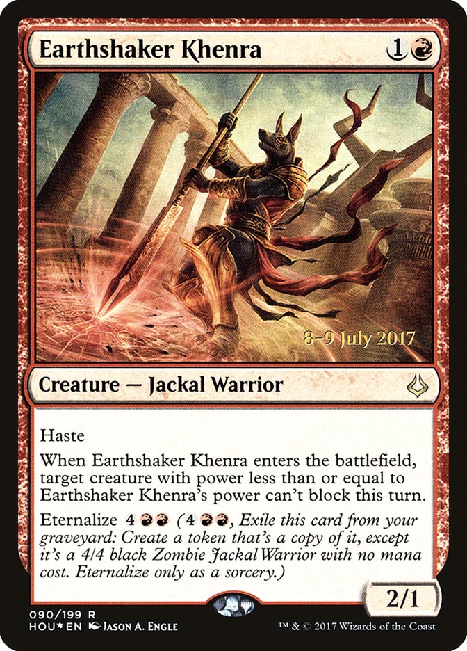 Earthshaker Khenra [Hour of Devastation Prerelease Promos] | Total Play