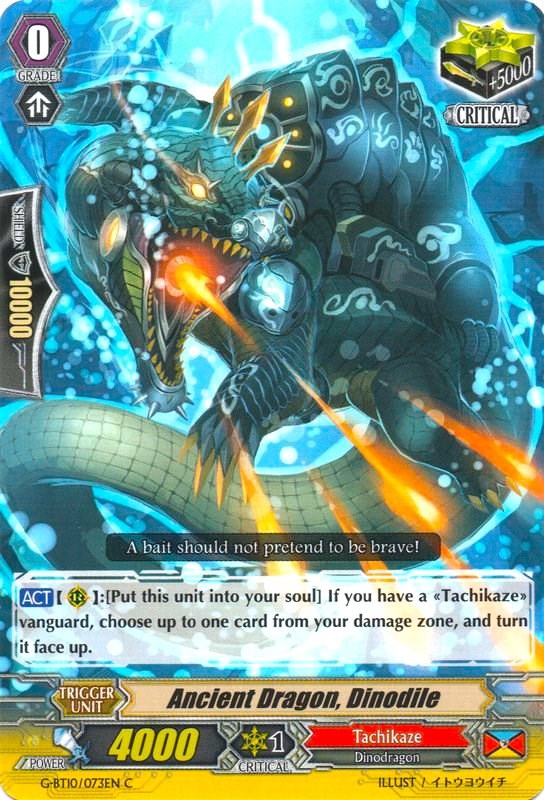 Ancient Dragon, Dinodile (G-BT10/073EN) [Raging Clash of the Blade Fangs] | Total Play