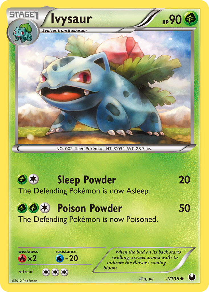 Ivysaur (2/108) [Black & White: Dark Explorers] | Total Play
