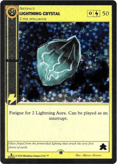 Lightning Crystal [Sample Cards] | Total Play