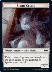 Zombie (008) // Spirit Cleric Double-Sided Token [Innistrad: Crimson Vow Tokens] | Total Play