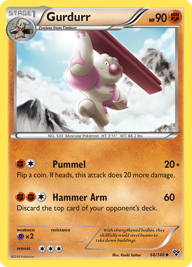 Gurdurr (66/146) [XY: Base Set] | Total Play